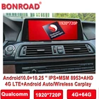 Автомобильный мультимедийный плеер Qualcomm, 8 ядер, Ram4G, Rom64G, для BMW 5 серии 520i, F10, F11 (2011-2016), CICNBT BT, Wi-Fi