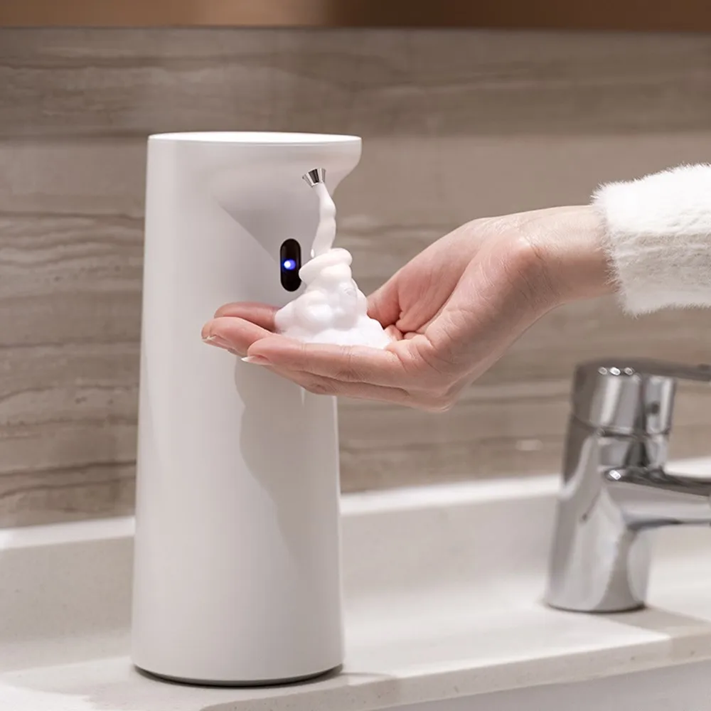 

Automatic Soap Dispenser USB Rechargeable Foaming Touchless Hand Free Portable Foam Liquid Soap Dispenser for Bathroom Kitchen