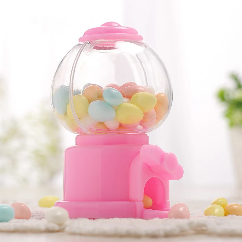 Mini máquina de dulces creativa para niños, dispensador de burbujas, hucha, juguete, precio de almacén, regalo de cumpleaños