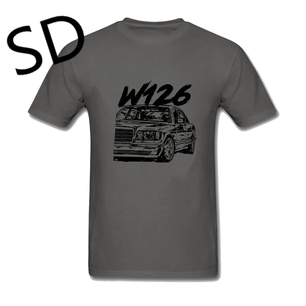 Dark gray Дропшиппинг Mercedes w126 Футболка мужская модная брендовая негабаритная Футболка компрессионная футболка летние топы camisas mujer Tee Custom - Цвет: Dark gray