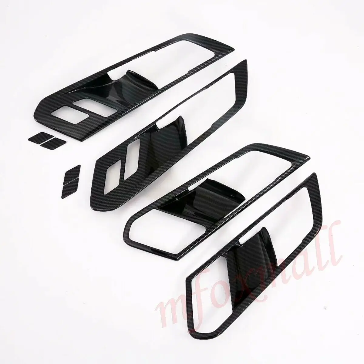 Fit For BMW X5 G05 2019 2020 Carbon Fiber Inner Door Handle Trim Cover Molding Frame Protector Garnish Accessories | Автомобили и