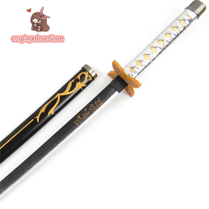 Убийца демона: Kimetsu no Yaiba Kochou Shinobu оружие реквизит косплей Хэллоуин деревянный реквизит Рождество год