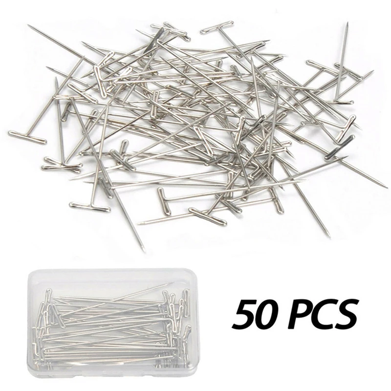 Набор прямых Т образных спиц сделай сам для вязания шитья витрины макраме парики