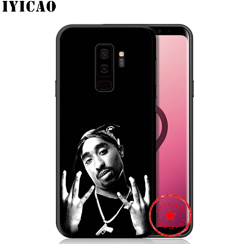 Мягкий чехол IYICAO 2Pac Tupac Shakur для samsung Galaxy S10e S10 S9 S8 Plus S6 S7 Edge Note 10 9 8 TPU |