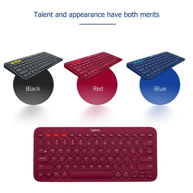 Оригинальная Беспроводная Bluetooth Клавиатура Logitech K380 Бесшумная игровая мини