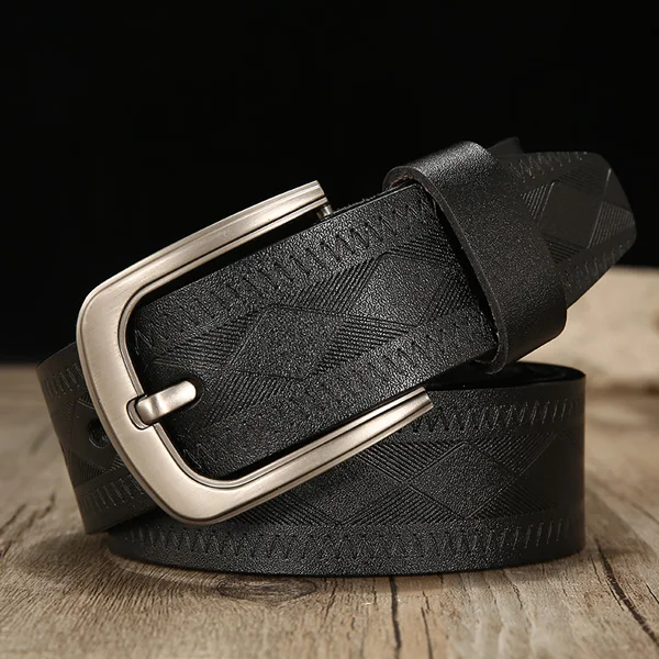 NZ510 black belt DWTS мужской кожаный ремень, мужской роскошный высококачественный брендовый ремень из натуральной кожи, ремни для мужчин, Воловья кожа, модная пряжка - Цвет: NZ510 black belt