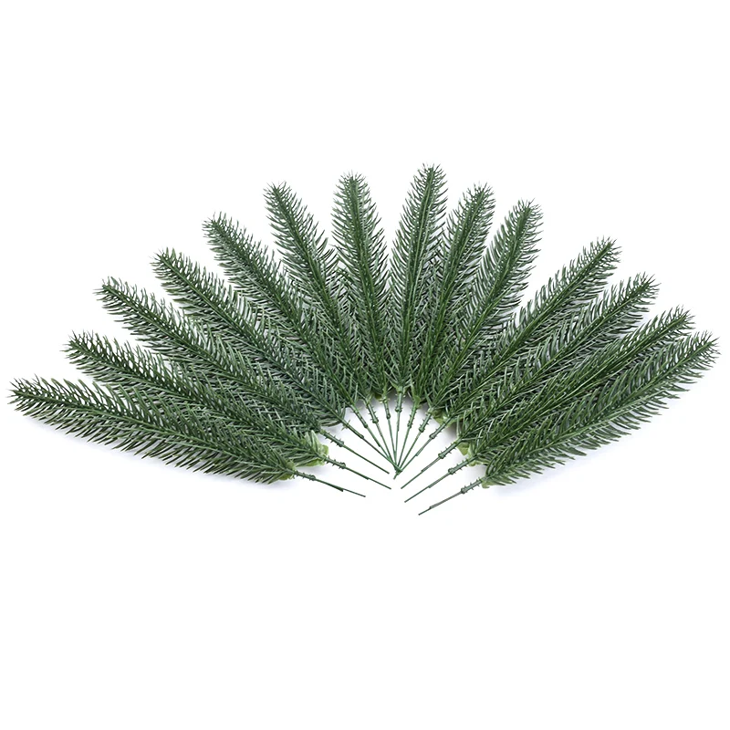

2pcs Plastic Pine needle Branch christmas decorations for home accessories Vases for household products artificial plants cheap