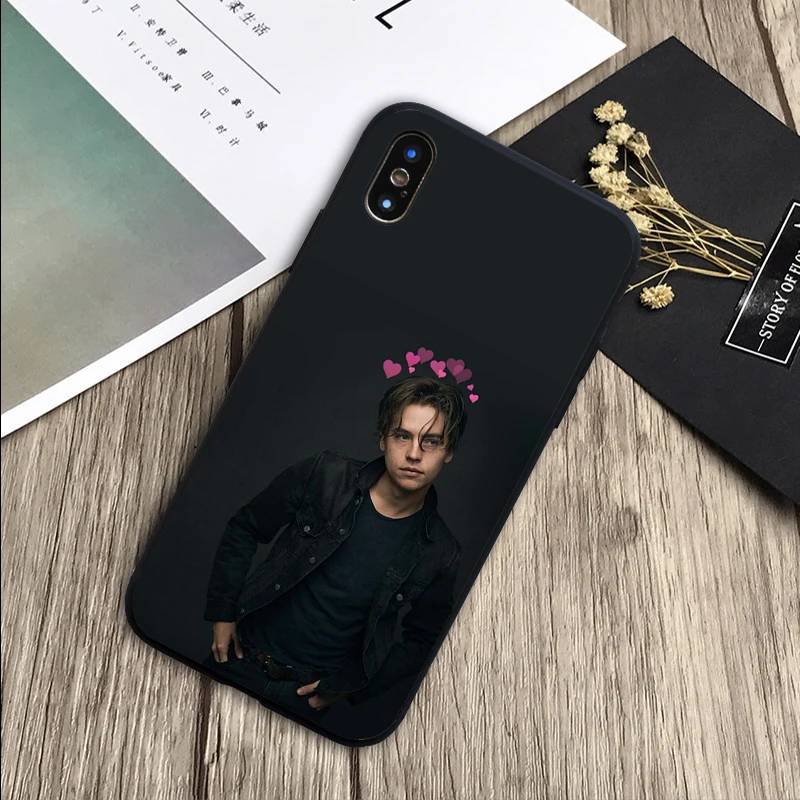Ривердейл cole sprouse джагхеда Джонса черный чехол для телефона из мягкого силикона