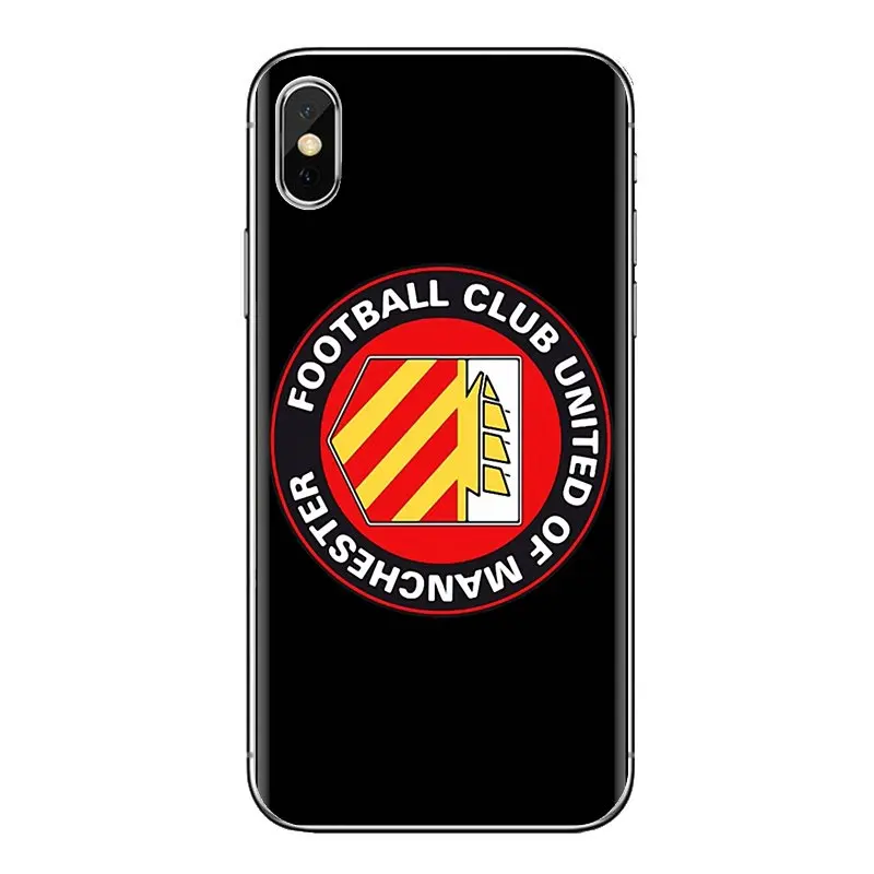 FC united of manchester Logo For Huawei Mate Honor 4C 5C 5X 6X 7 7A 7C 8 9 10 8C 8X 20 Lite Pro Transparent Soft Cases Covers |