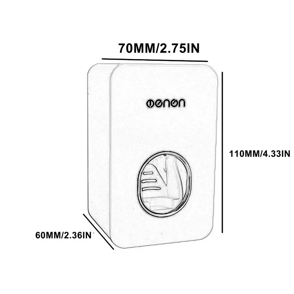 

Hole-free Wall Hanging Lazy Toothpaste Squeeze Artifact No Trace Elastic Interface Plug And Play Toothpaste Squeeze Tool