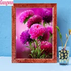 Алмазная 5D Вышивка сделай сам, полноразмерная картина с квадратными и круглыми цветами, розовая Гербера, вышивка стразами, предметы натюрморта, мозаика