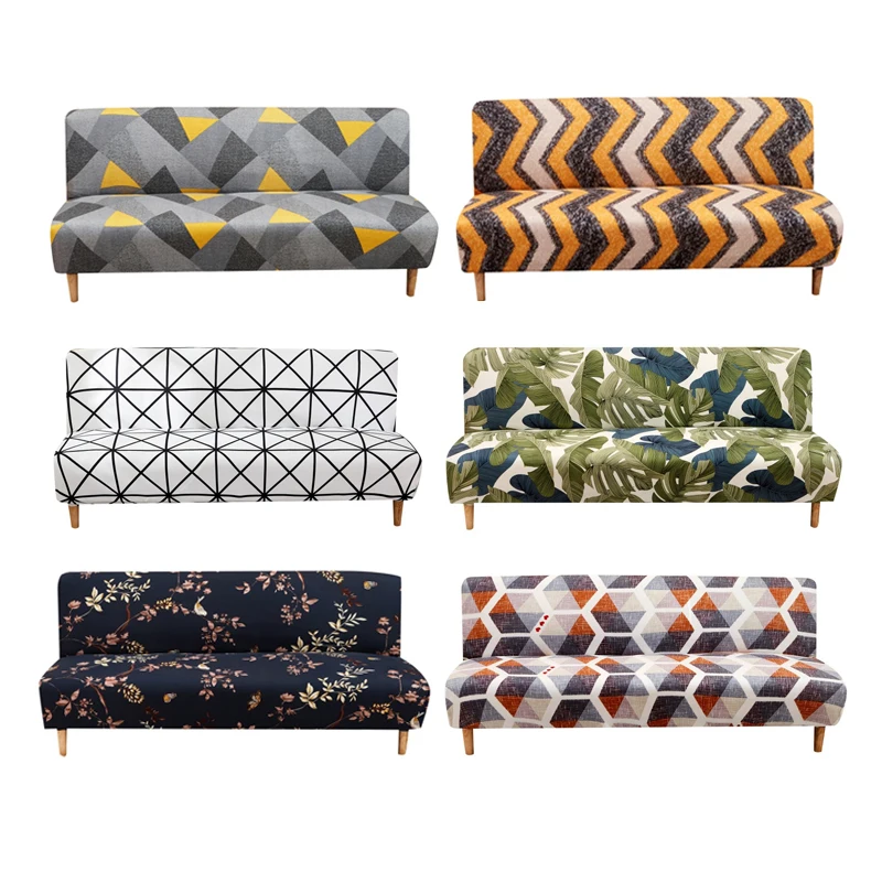 

Чехол для дивана с геометрическим принтом, без подлокотника