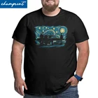 Мужская футболка с надписью Night, футболка с надписью Звездная ночь, Ван Гог, Дин сам, Винчестер, Кастиэль, большая футболка большого размера 5XL, 6XL, одежда