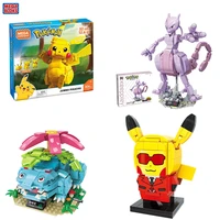 pokemon building blocks charizard construction jumbo pikachu squirtle bulbasaur set with character figures building toys for kid