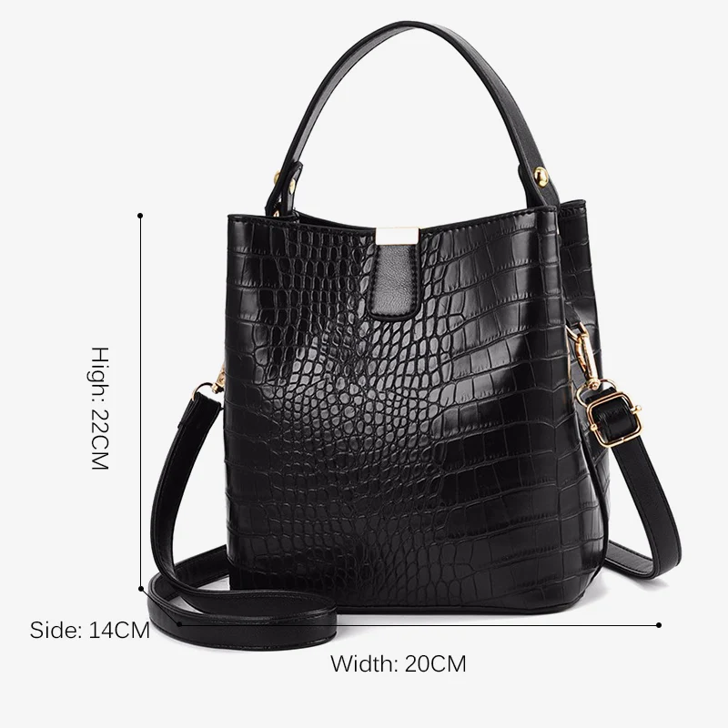 Модные высококачественные женские сумки с крокодиловым узором женская сумка