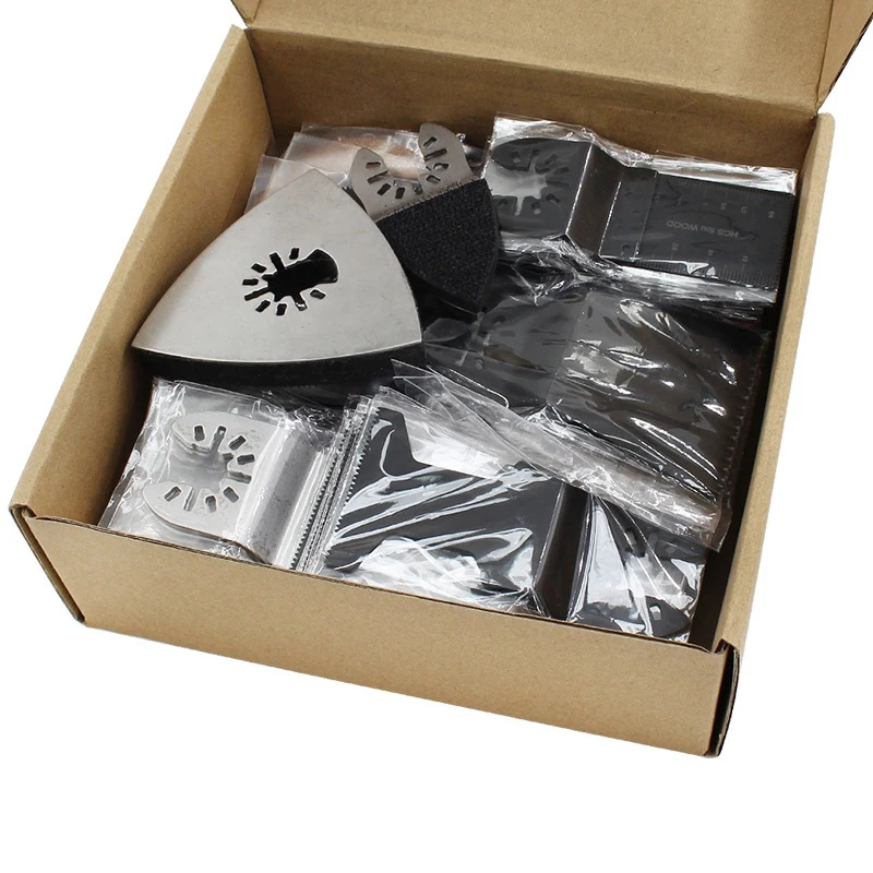 

108 Pcs Wood/Metal Multi Tool Saw Blades Accessories Kit Quick Release Multi Tool Kits Fits for Fein Dewalt Ryobi