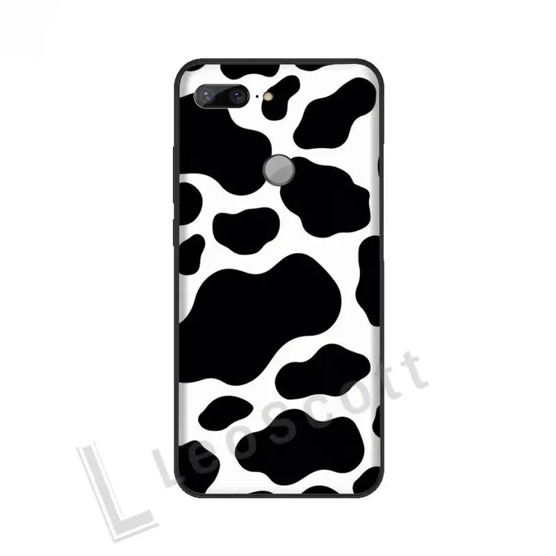 

Cow Milk Black White Phone Case For Huawei Honor 7C 7A 8X 8A 9 10 10i Lite 20 NOVA 3i 3e