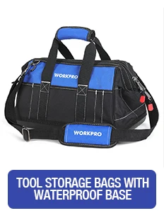 WORKPRO водонепроницаемые дорожные сумки, мужская сумка через плечо, сумки для инструментов, Большая вместительная сумка для инструментов, оборудование