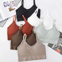 vest stretch bras crop sports shapewear style seamless bralette comfort top bra