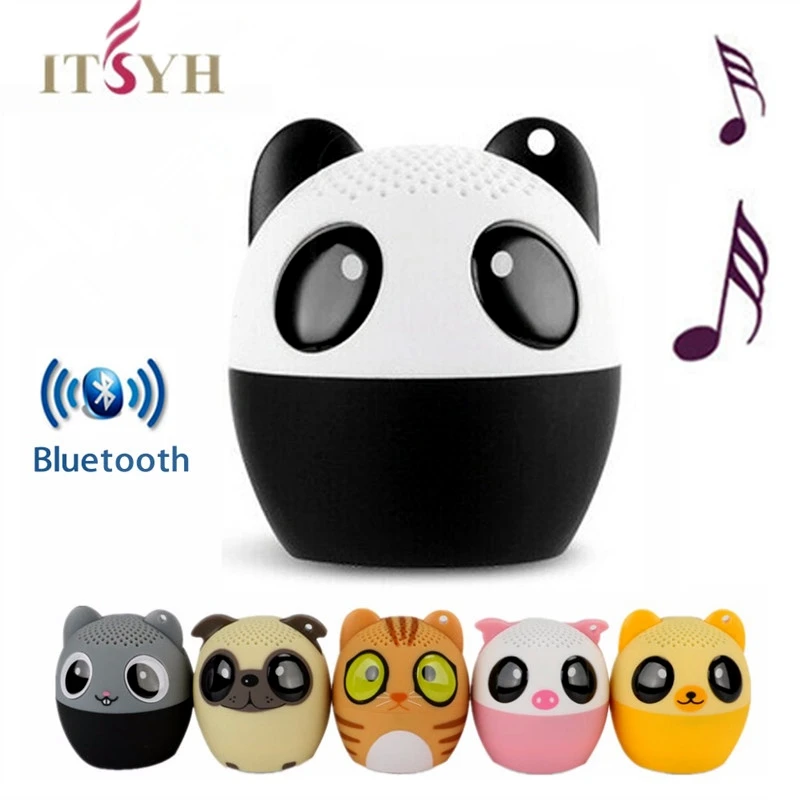 Симпатичный мини динамик Bluetooth в виде животного: беспроводной портативный s