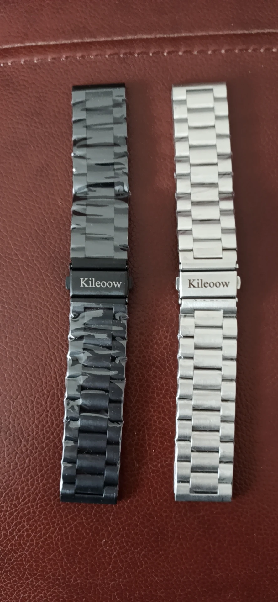 

Kileoow Watch Bands 22mm 20mm Quick Release Nylon Leather Watchbands Bracelet