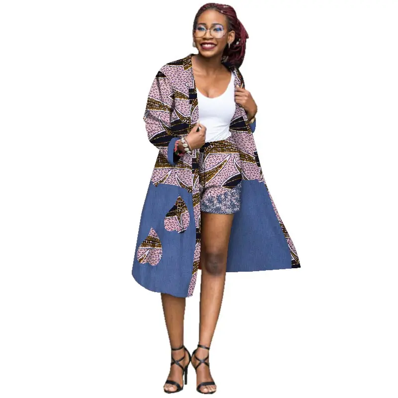 Верхняя одежда для женщин летний плащ и шорты в африканском стиле большого