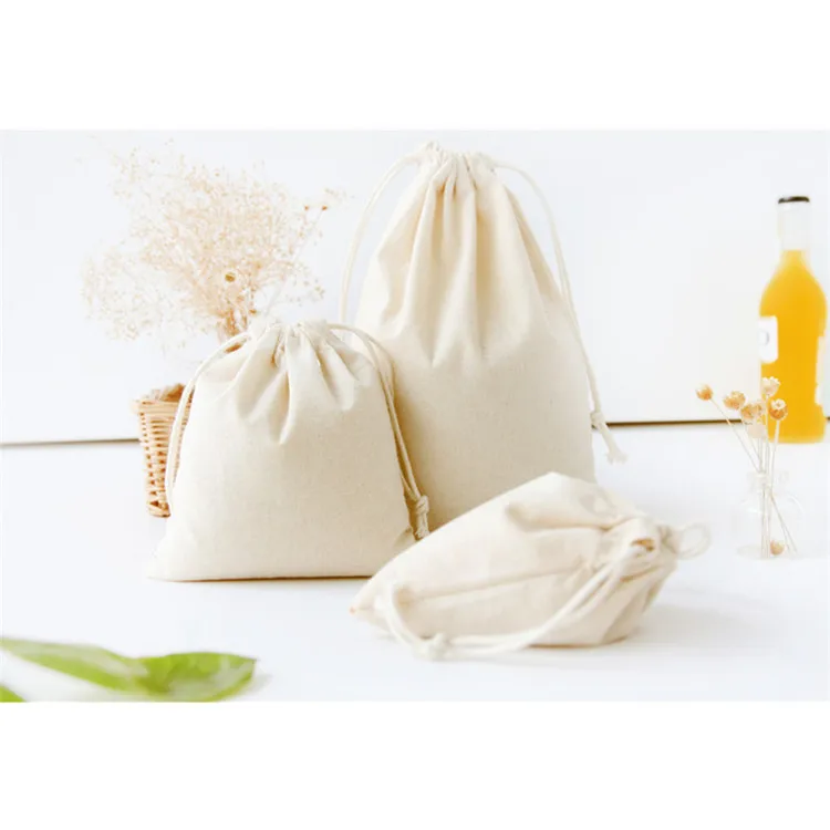 2020 новая многоразовая Хлопковая сумка для покупок на шнурке женщин и мужчин