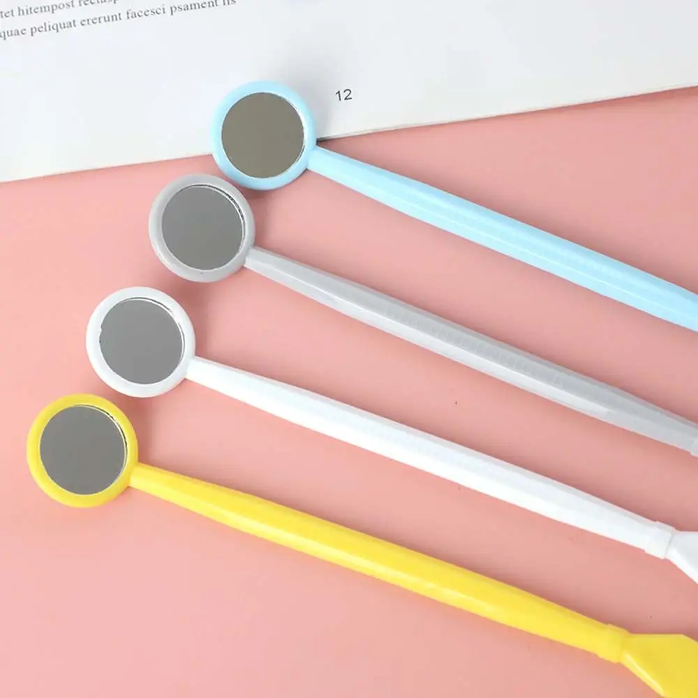 

Dental Mouth Mirror Multifunction Checking Eyelash Extension Disposable Eyelash Mirror Teeth Cleanent For Teeth Whitening Care