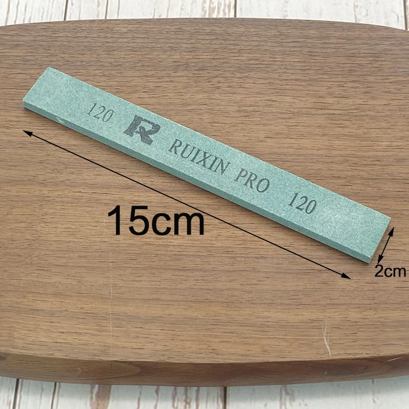 

Ruixin hot sale sharpening stone fixed knife sharpener Dedicated Whetstone White alundum knife sharpener 120 320 600 1500grit
