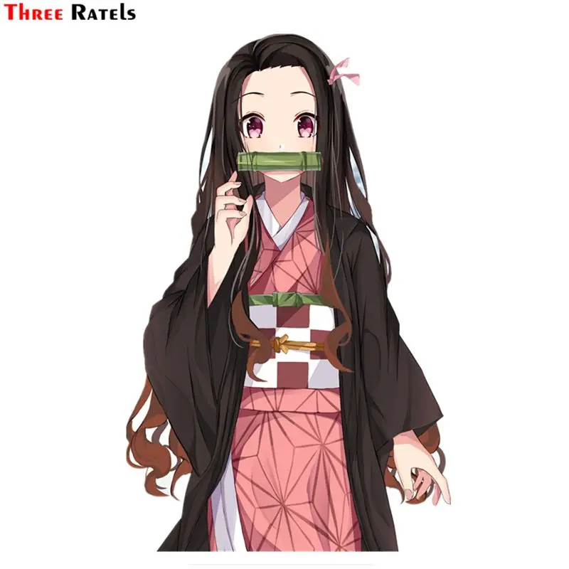 3d-постер Three Ratels FC475 NEZUKO KAMADO Мультяшные аниме наклейки на капот автомобиля