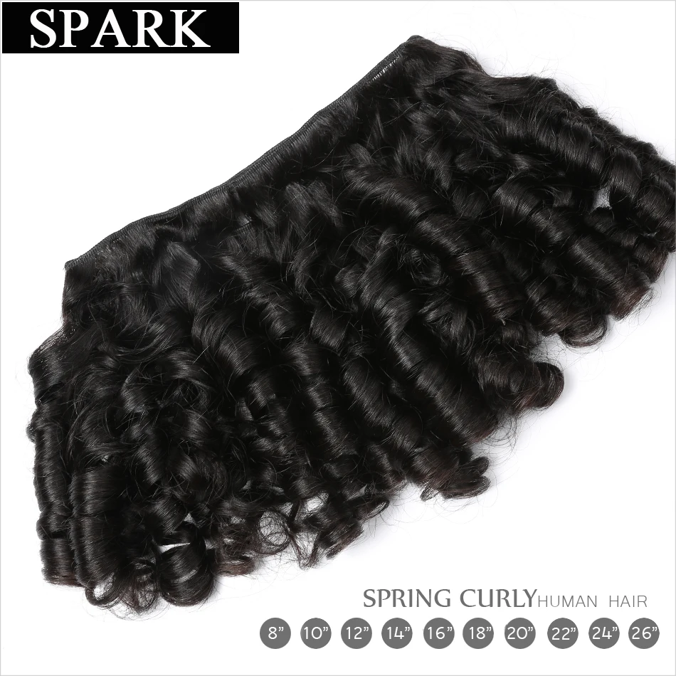 Spark бразильские человеческие волосы свободные волнистые вьющиеся для