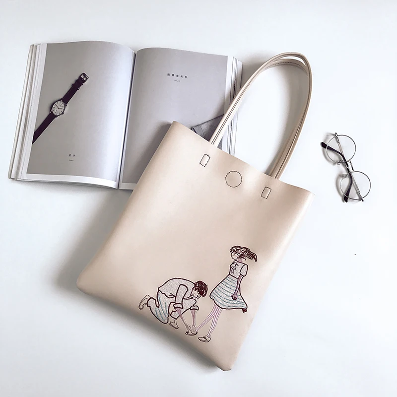 New Vintage Fashion PU Leather Bags Women Briefcases Bag A4 13.3 inch Notebook Office Women's Handbag Shopping Books Working Bag