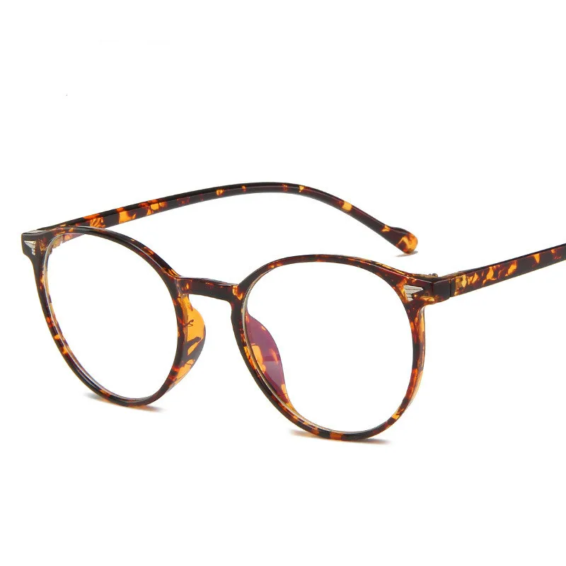 Круглые Женские очки унисекс для компьютера с защитой от излучения прозрачные