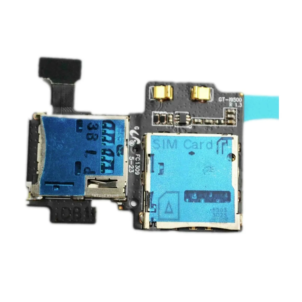 SIM-карта и Карта памяти MicroSD для Samsung Galaxy S4 GT-I9500 Держатель Разъем гибкий кабель I9505