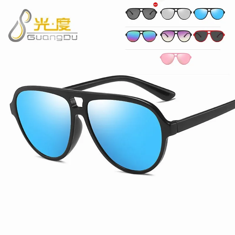 Детские Модные солнцезащитные очки детские Мультяшные очки-авиаторы для