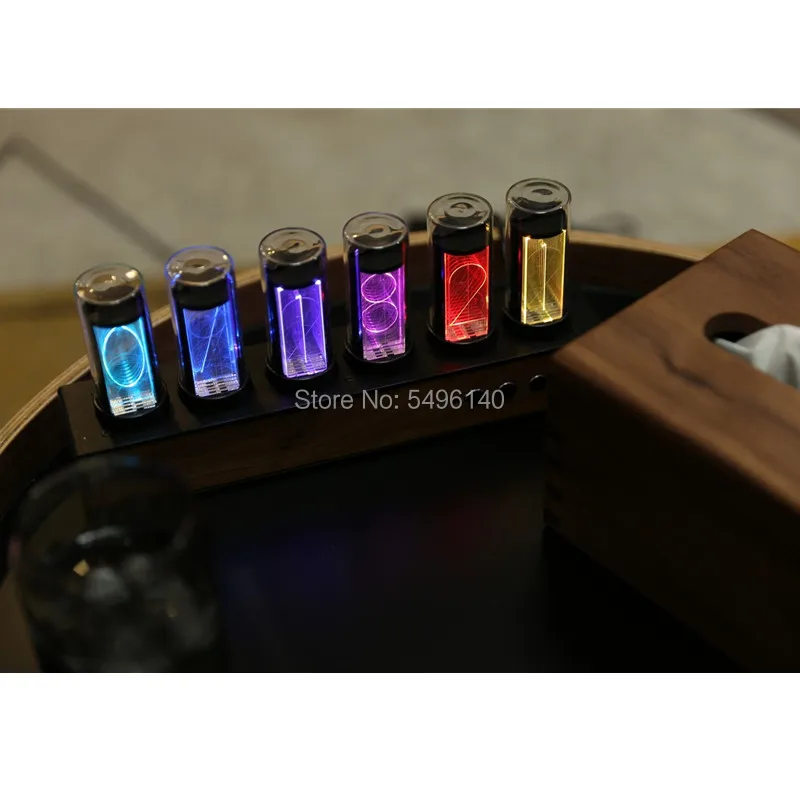 [GIXIE CLOCK] RGB часы трубки с почти светящимся свечением креативные