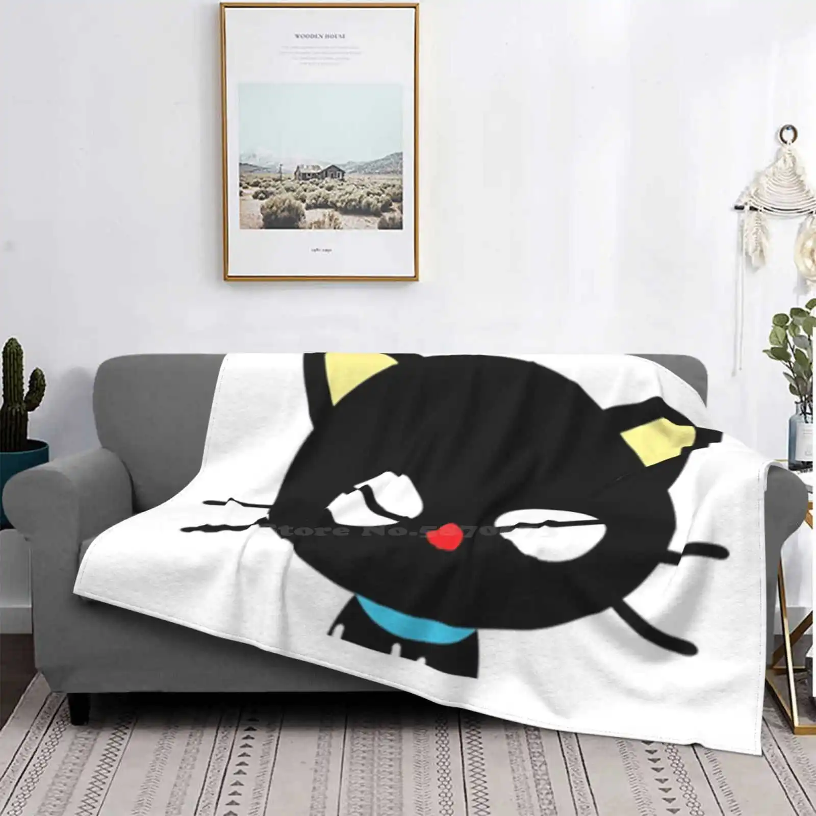 

Chococat Mask Latest Super Soft Warm Light Thin Blanket Badtz Maru Cute Kawaii Kitty Japanese Friends Characters Cartoon Hawaii