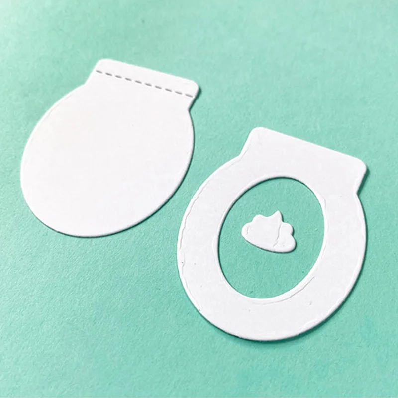 

Frame toilet cover Metal Cut Dies Christmas Stencils For DIY Scrapbook Paper Card Decorative Craft Embossing Die Cuts