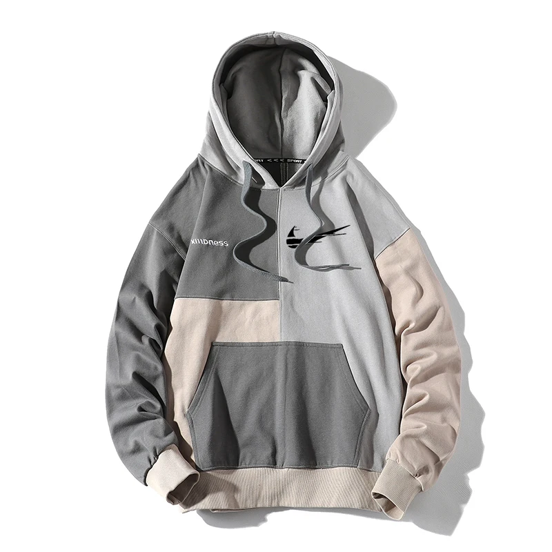 

Couple Hoodies Women INIKE Harajuku Streetwear Oversized Zip Up Sweatshirt Clothing Korean Style Long Sleeve Tops