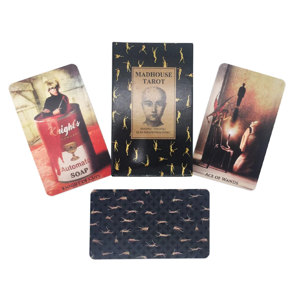 

Высокое качество Madhouse Tarot палубная карта Game Full English Friends вечерние настольная игра Tarot гадания Fate Game Card
