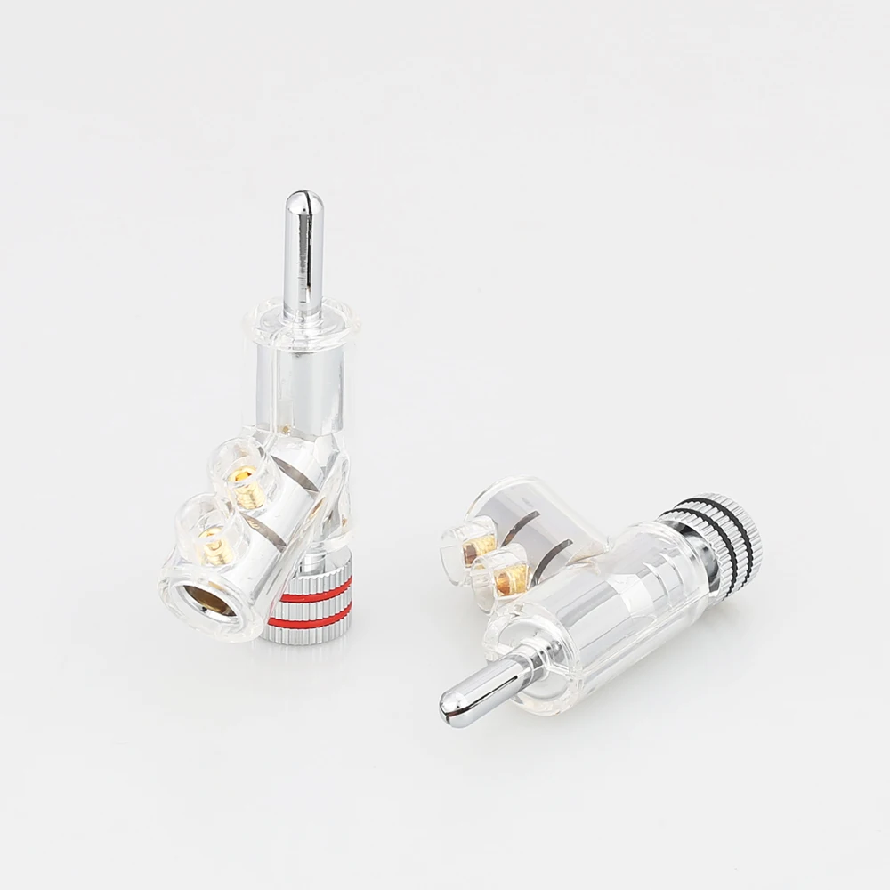 Новый высококачественный родиевый кабель для динамика с замком и штекером типа