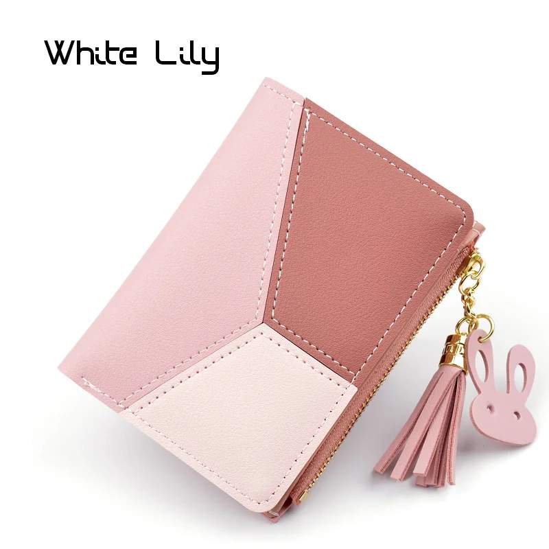 Новый женский модный клатч из искусственной кожи кошелек с застежкой Женский в