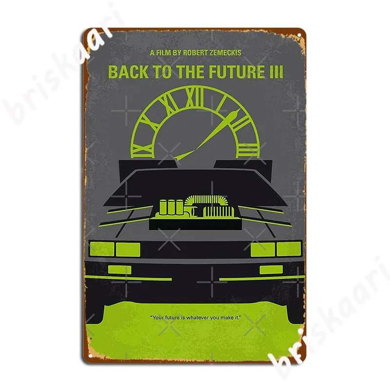 

Зеленое будущее дневной металлический плакат для кинотеатра Настенный декор настенная пещера Забавный жестяной плакат