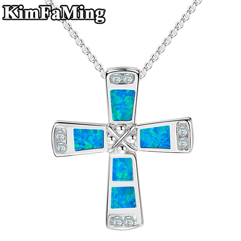 

Великолепный мужской крест, повседневная серебряная подвеска, ожерелья, ювелирные изделия с опалом, модные мужские изящные ювелирные издел...