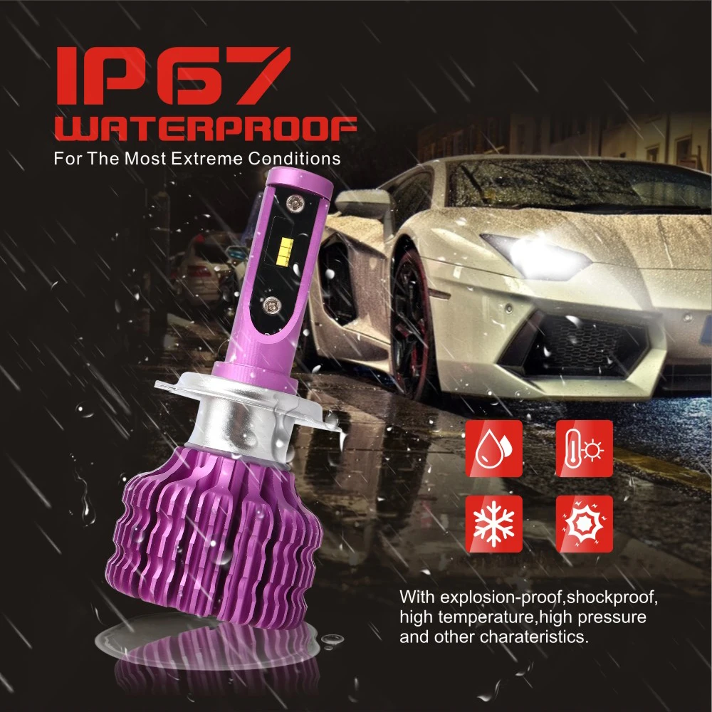 Светодиодный головной светильник лампы для автомобилей 9005/6 H1/3 H4 светодиодный H7