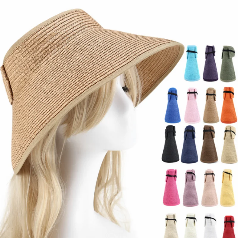 

2021 New Arrival Fashion Empty Top Baseball Cap Female Large Head Girth Suited Spring And Summer Sun-proof Thin Sports Cap