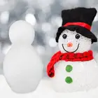 Для волос (4 предмета), Рождество, Белый Снеговик Форма пресс-форм из вспененного полистирола пенополистирола поделки