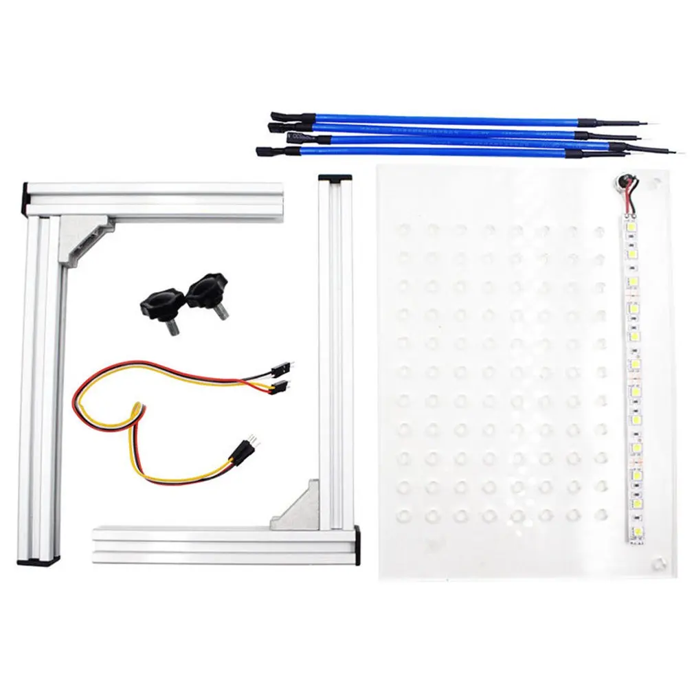 

LED Frame Pins With Mesh And 4 Probe Pens Test Pencil Power Probe For KESS/KTAG/Fgtec Replacement Tool