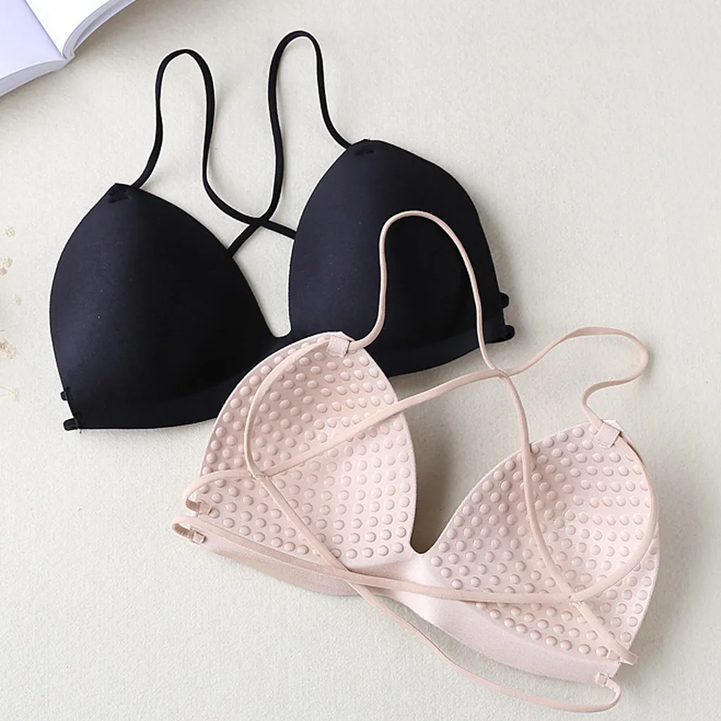 Спортивный бюстгальтер пуш ап для бега нижнее белье хлопковые спортивные топы