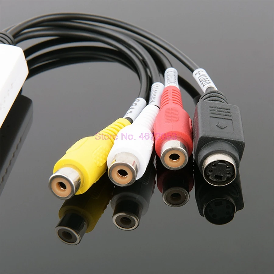 200 шт. портативный USB 2 0 Easycap Аудио видео захвата карты адаптер VHS на DVD для